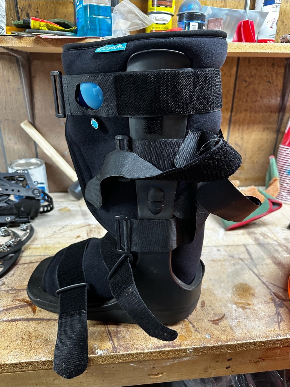 Black Medical Walking Boot OSSUR Formfit Airwalker